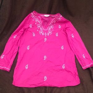 Girls Lands End swimsuit cover-up